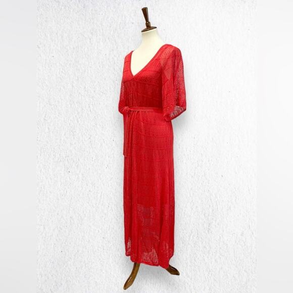 Boden Pointelle Knitted Midi Dress Women's Size 8 - Picture 4 of 13